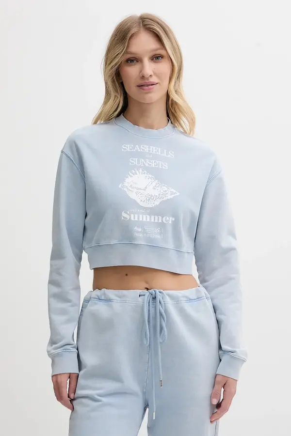 Moschino Jeans Bombažen pulover Moschino Jeans