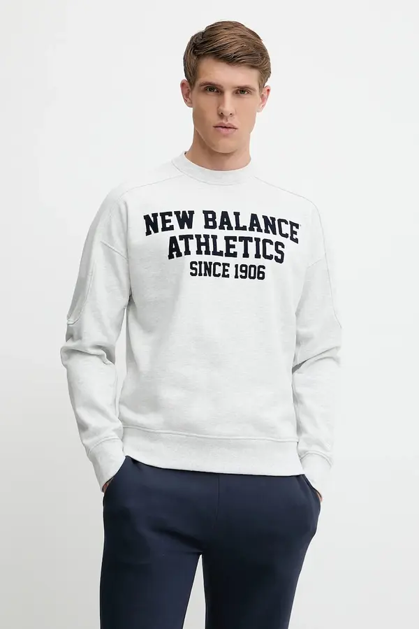 New Balance Bombažen pulover New Balance