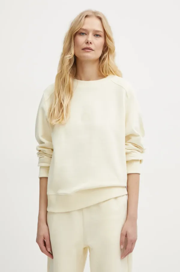 Patrizia Pepe Bombažen pulover Patrizia Pepe ženska, bež barva, 8M1675 J079