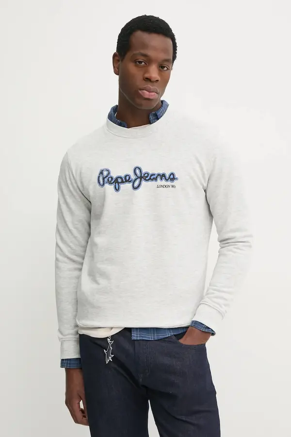 Pepe Jeans Bombažen pulover Pepe Jeans DORIAN CREW