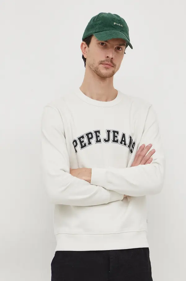 Pepe Jeans Bombažen pulover Pepe Jeans Raven
