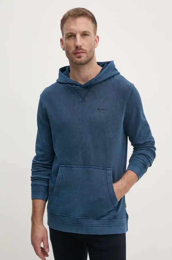 Pepe Jeans Bombažen pulover Pepe Jeans SILVERTON HOODIE