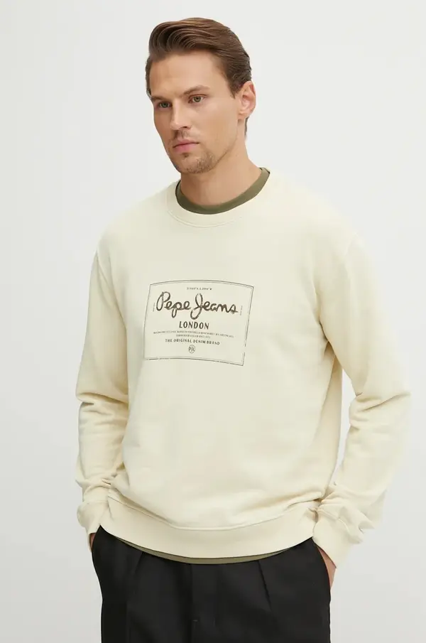 Pepe Jeans Bombažen pulover Pepe Jeans SIMON