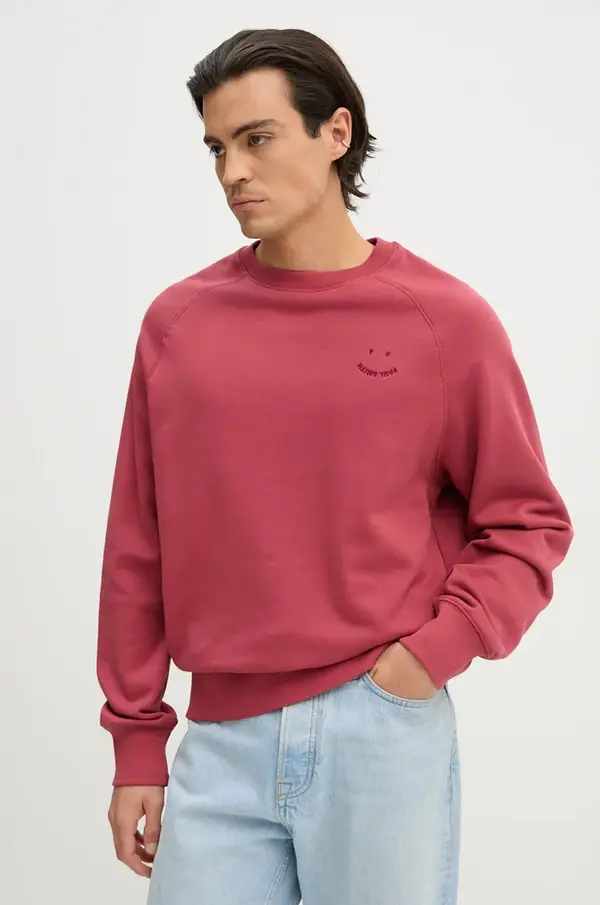 PS Paul Smith Bombažen pulover PS Paul Smith