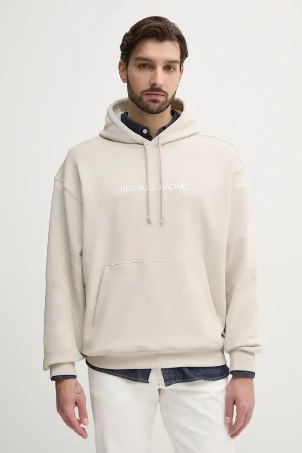 Red Bull Racing x Pepe Jeans Bombažen pulover Red Bull Racing x Pepe Jeans BREAKING RECORDS HDY