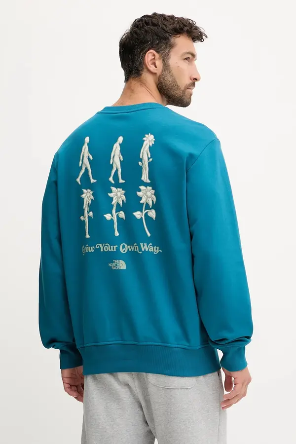 The North Face Bombažen pulover The North Face Connect Relaxed