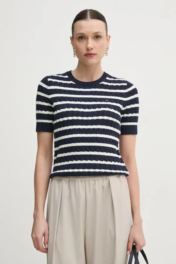 Tommy Hilfiger Bombažen pulover Tommy Hilfiger