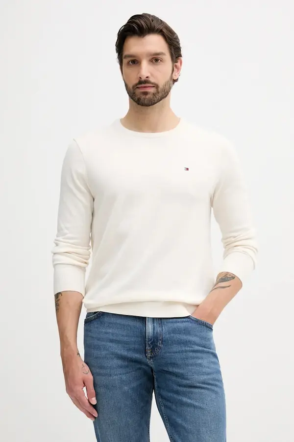 Tommy Hilfiger Bombažen pulover Tommy Hilfiger