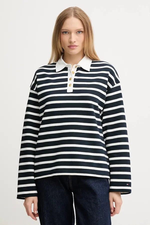 Tommy Hilfiger Bombažen pulover Tommy Hilfiger