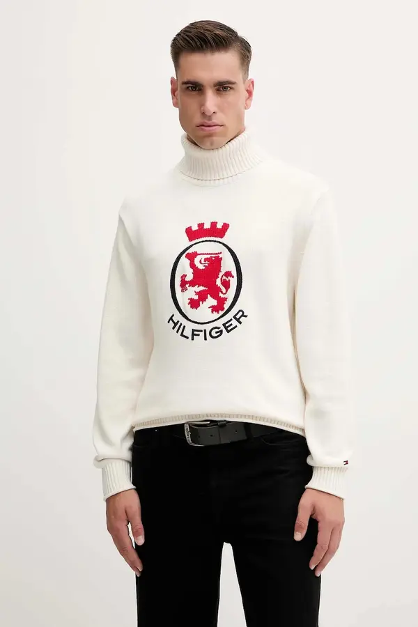 Tommy Hilfiger Bombažen pulover Tommy Hilfiger