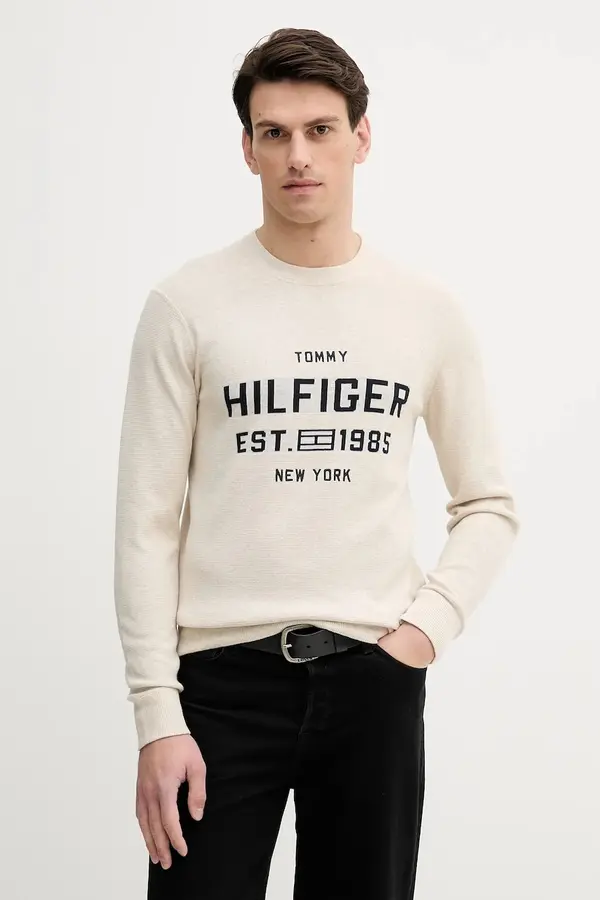 Tommy Hilfiger Bombažen pulover Tommy Hilfiger
