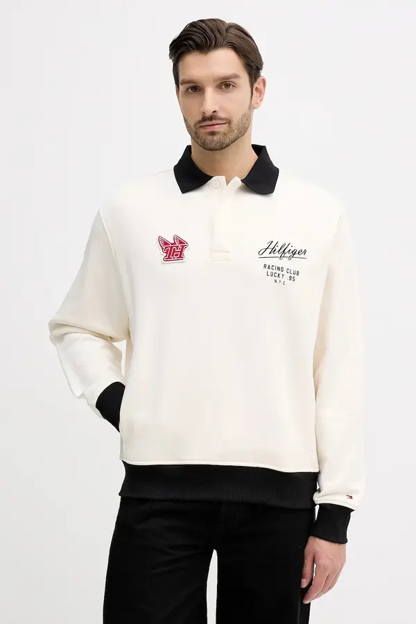 Tommy Hilfiger Bombažen pulover Tommy Hilfiger