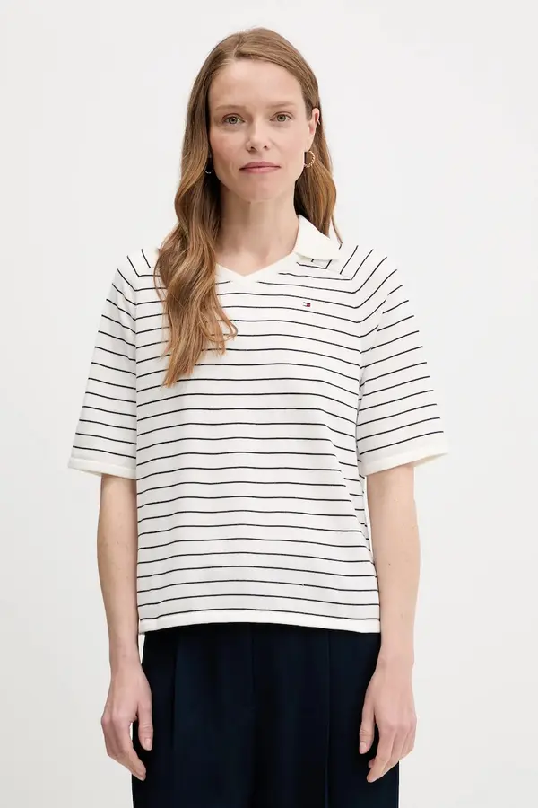 Tommy Hilfiger Bombažen pulover Tommy Hilfiger