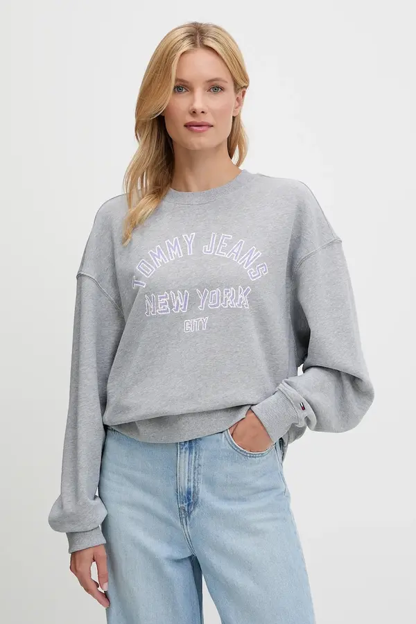 Tommy Jeans Bombažen pulover Tommy Jeans