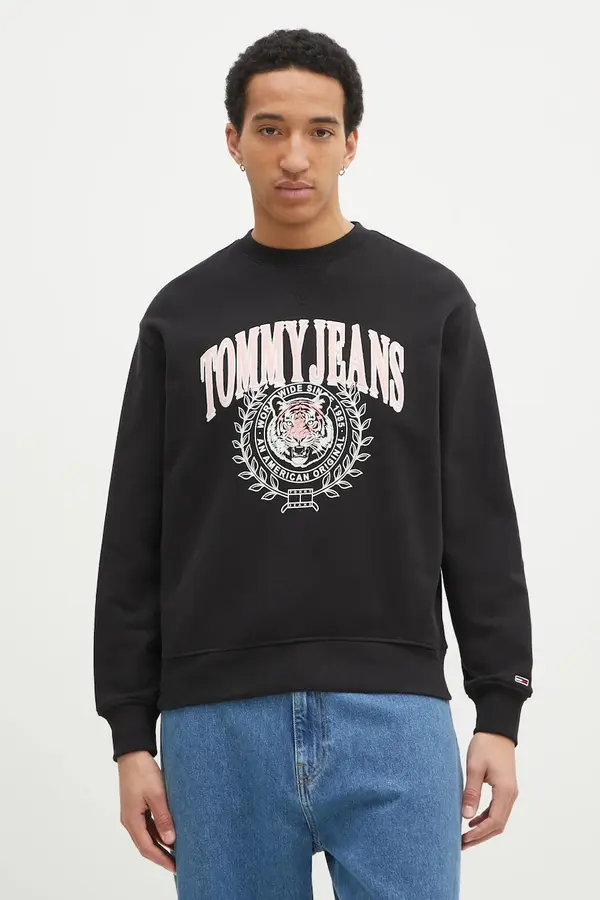 Tommy Jeans Bombažen pulover Tommy Jeans