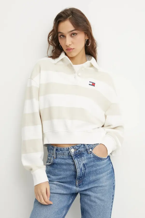 Tommy Jeans Bombažen pulover Tommy Jeans