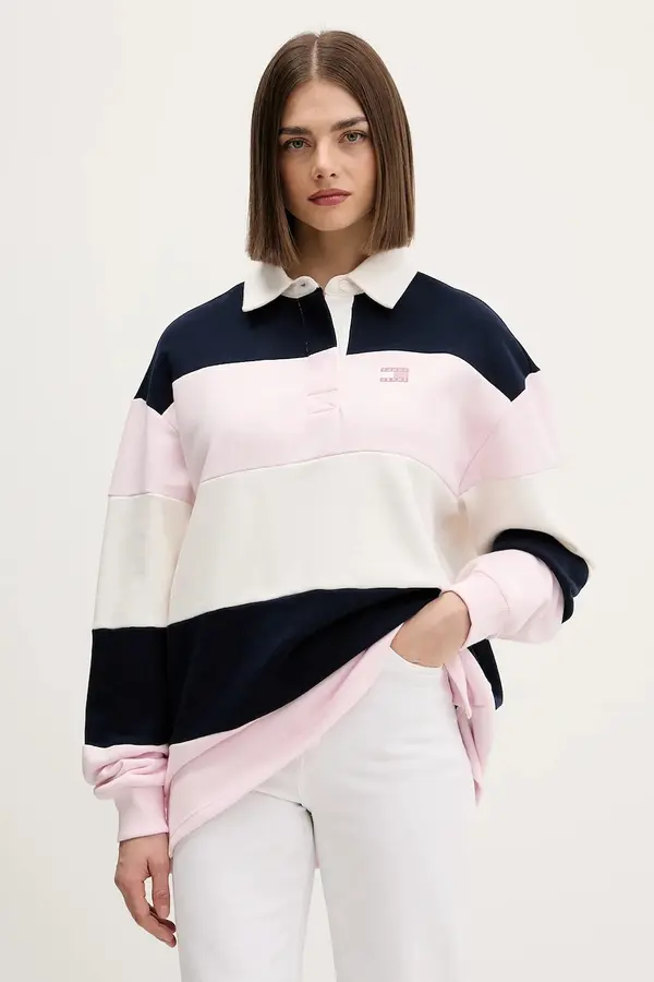 Tommy Jeans Bombažen pulover Tommy Jeans