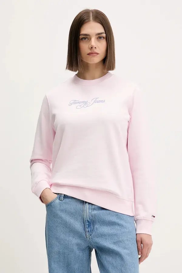 Tommy Jeans Bombažen pulover Tommy Jeans