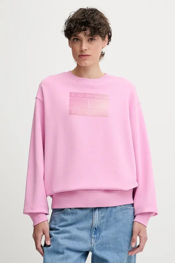 Tommy Jeans Bombažen pulover Tommy Jeans