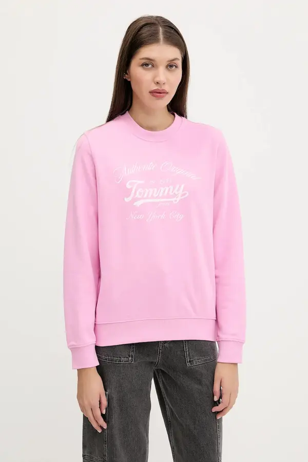 Tommy Jeans Bombažen pulover Tommy Jeans
