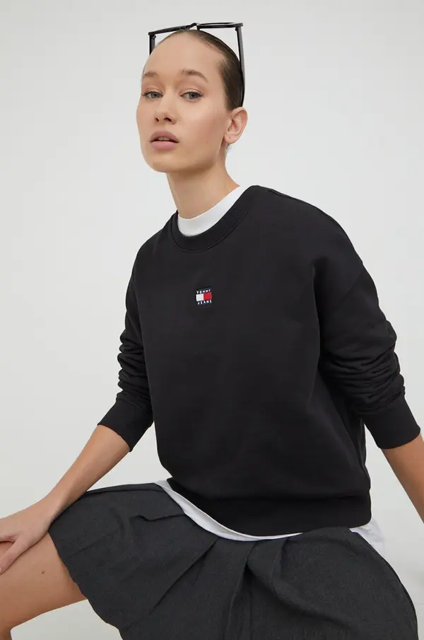 Tommy Jeans Bombažen pulover Tommy Jeans