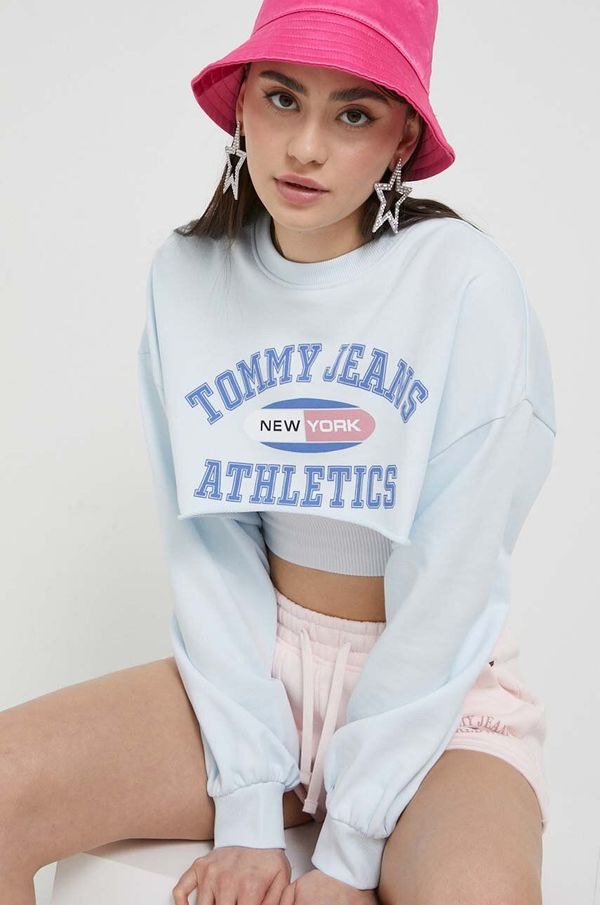 Tommy Jeans Bombažen pulover Tommy Jeans ženska