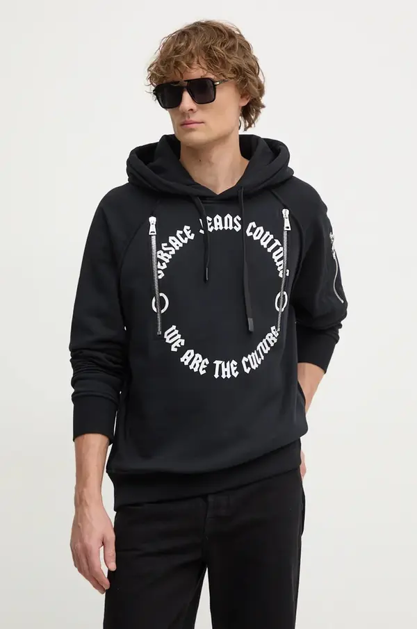 Versace Jeans Couture Bombažen pulover Versace Jeans Couture