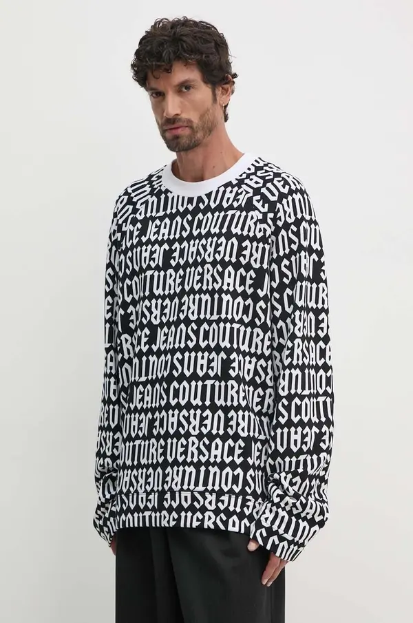 Versace Jeans Couture Bombažen pulover Versace Jeans Couture