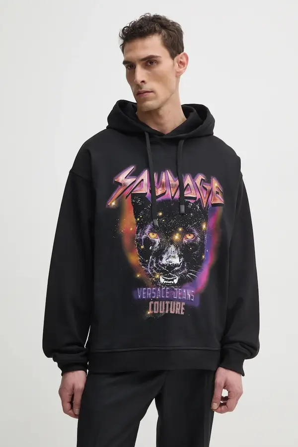 Versace Jeans Couture Bombažen pulover Versace Jeans Couture