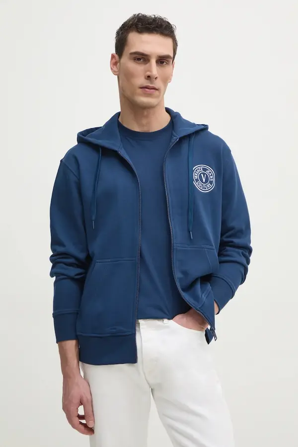 Versace Jeans Couture Bombažen pulover Versace Jeans Couture