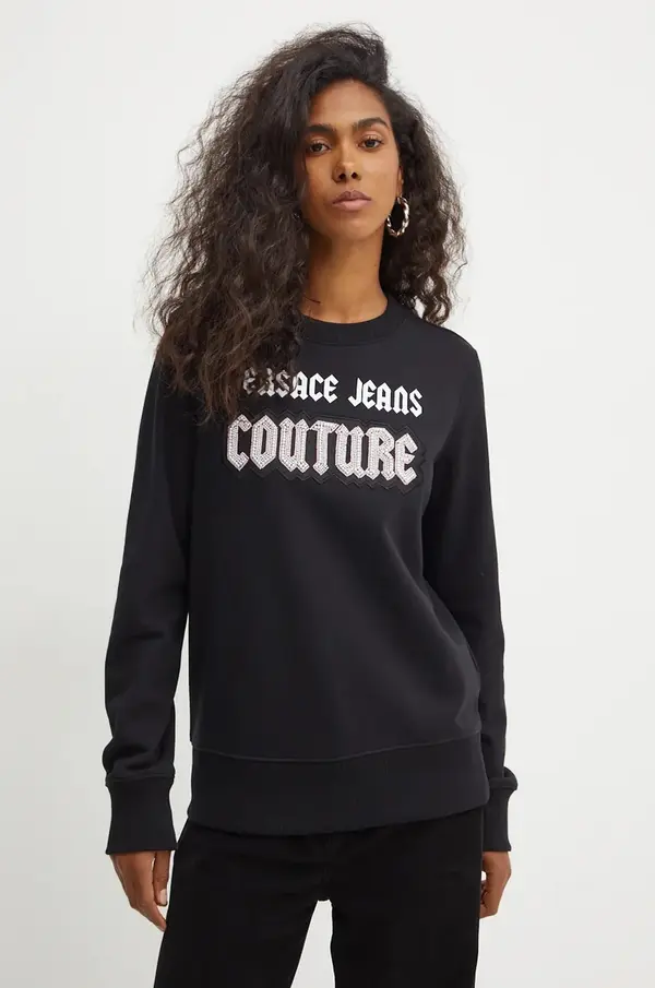 Versace Jeans Couture Bombažen pulover Versace Jeans Couture