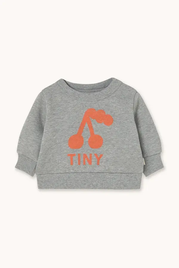 Tinycottons Bombažen pulover za dojenčka Tinycottons CHERRY GRAPHIC BABY SWEATSHIRT