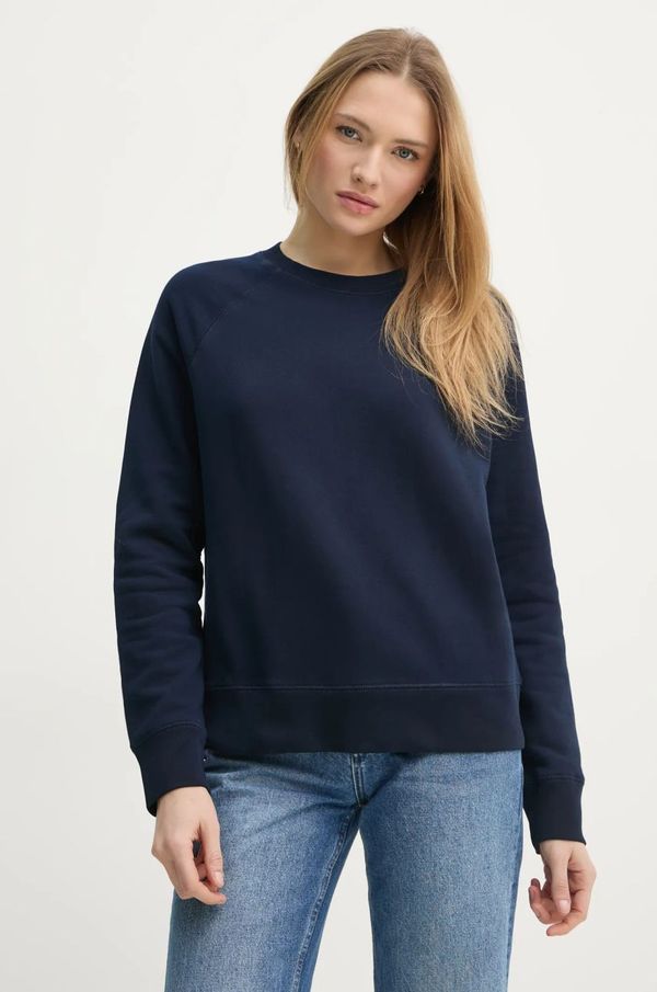 Zadig&Voltaire Bombažen pulover ZADIG&VOLTAIRE ženski, mornarsko modra barva, JWSS01605