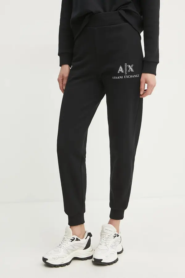 Armani Exchange Bombažen spodnji del trenirke Armani Exchange