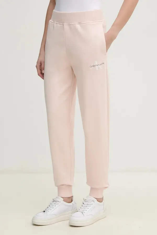 Calvin Klein Jeans Bombažen spodnji del trenirke Calvin Klein Jeans