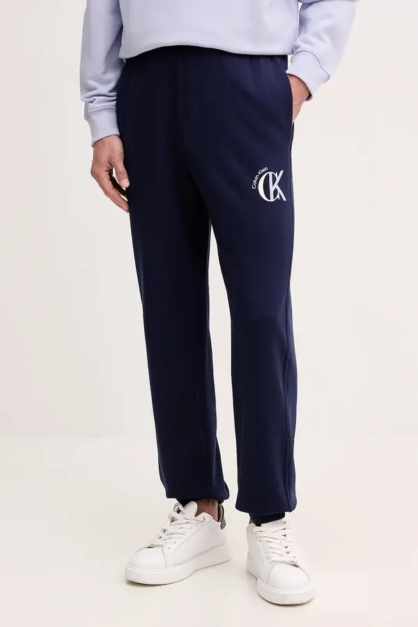 Calvin Klein Jeans Bombažen spodnji del trenirke Calvin Klein Jeans