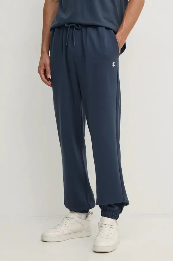 Calvin Klein Jeans Bombažen spodnji del trenirke Calvin Klein Jeans