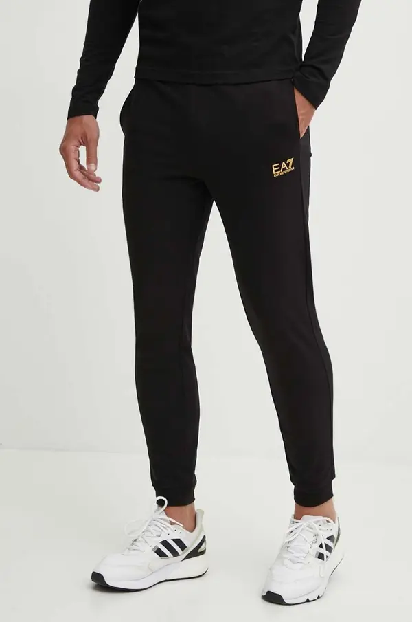 EA7 Emporio Armani Bombažen spodnji del trenirke EA7 Emporio Armani