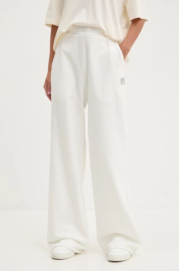 HUGO Bombažen spodnji del trenirke HUGO bež barva, 50528471