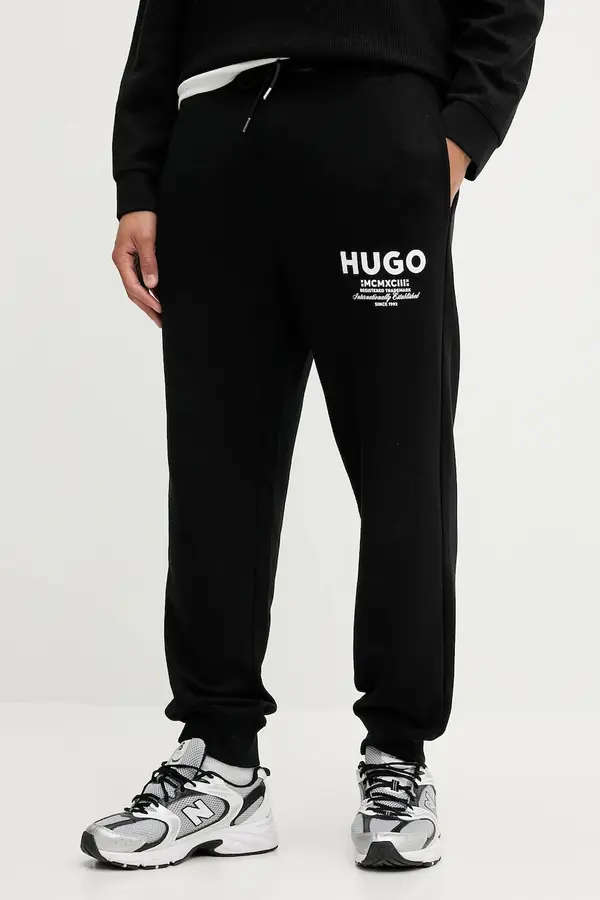 HUGO Blue Bombažen spodnji del trenirke Hugo Blue Nevez