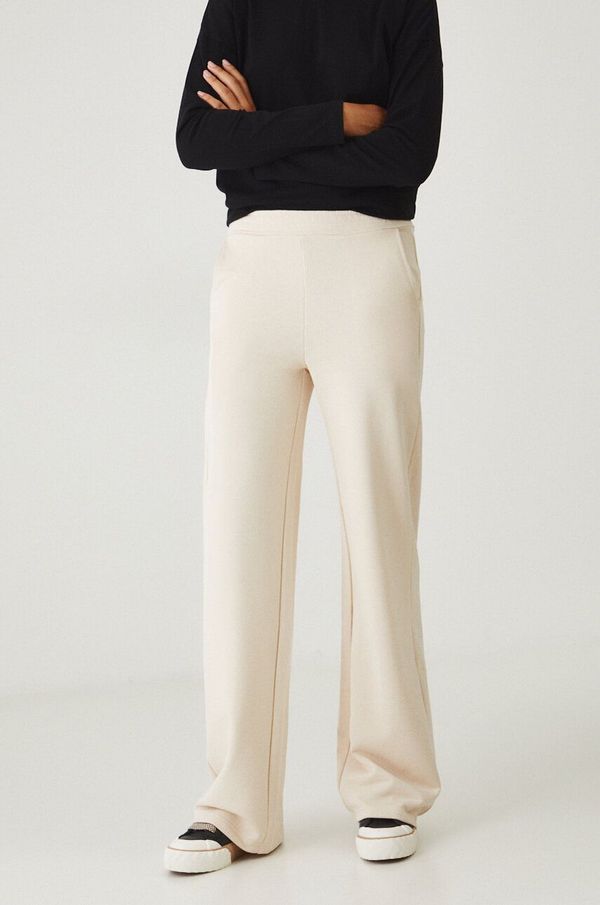 Medicine Bombažen spodnji del trenirke Medicine bež barva