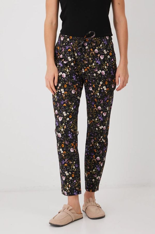 Medicine Bombažen spodnji del trenirke Medicine ženski, črna barva