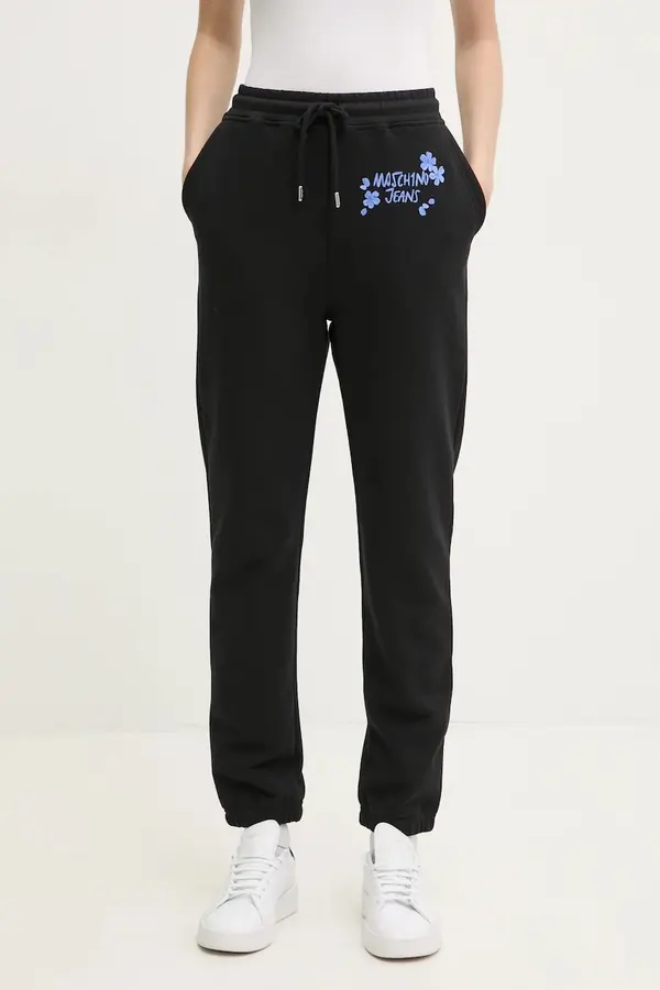 Moschino Jeans Bombažen spodnji del trenirke Moschino Jeans