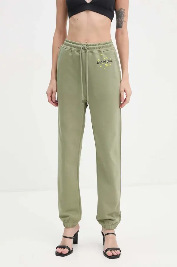 Moschino Jeans Bombažen spodnji del trenirke Moschino Jeans