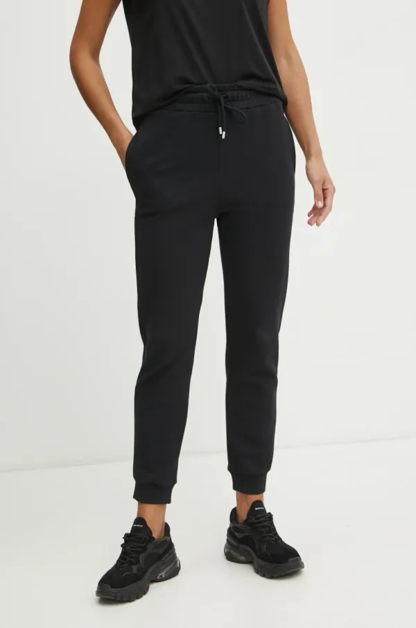 Pinko Bombažen spodnji del trenirke Pinko črna barva, 100371 A2BZ