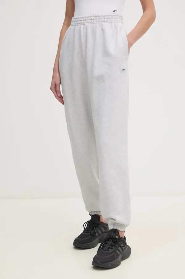 Reebok Classic Bombažen spodnji del trenirke Reebok Classic siva barva, 100221467