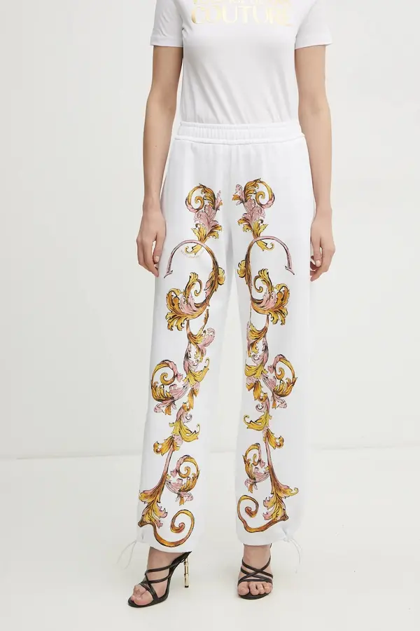 Versace Jeans Couture Bombažen spodnji del trenirke Versace Jeans Couture