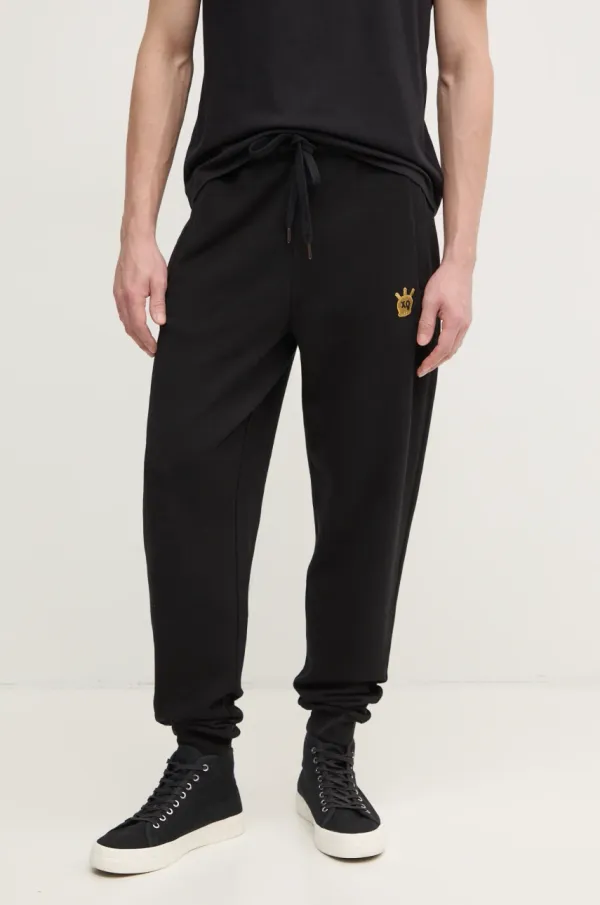 Zadig&Voltaire Bombažen spodnji del trenirke ZADIG&VOLTAIRE črna barva, JMPA00016