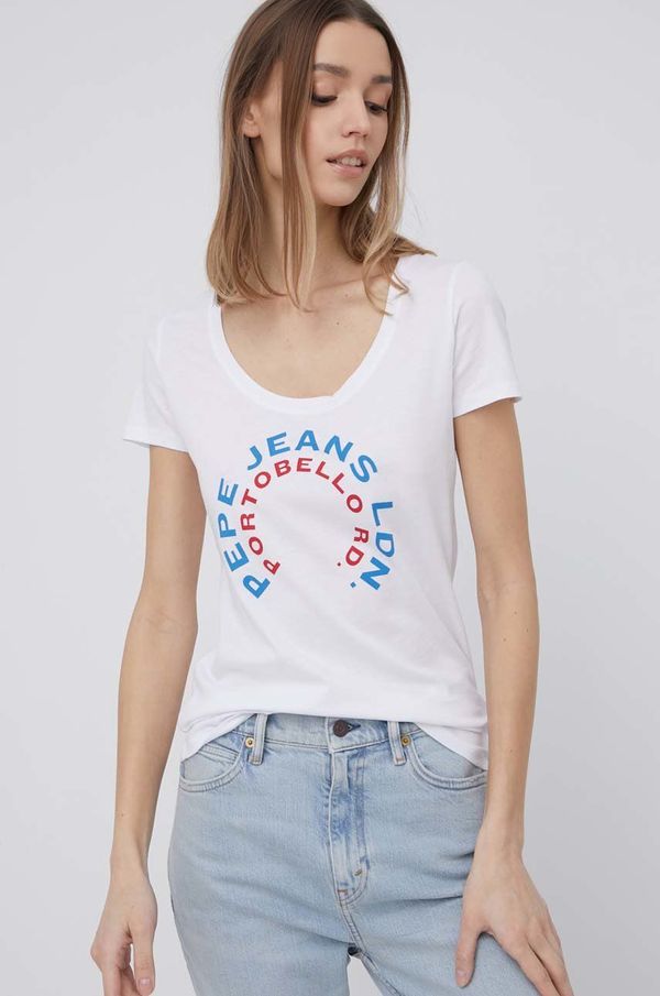 Pepe Jeans Bombažen t-shirt Pepe Jeans Cammie