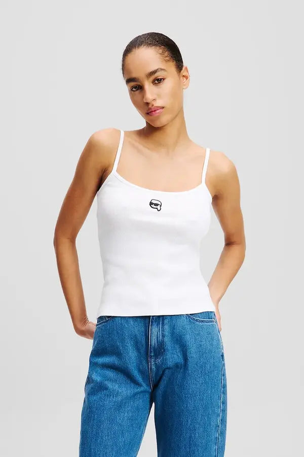 Karl Lagerfeld Bombažen top Karl Lagerfeld IKON